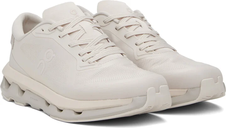 On Beige Cloudzone Sneakers - Image 4