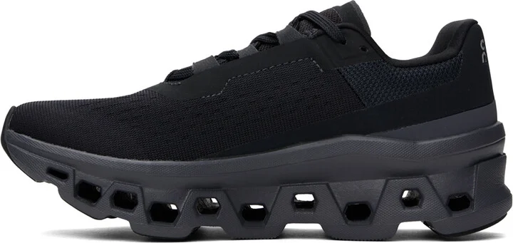 On Black Cloudmonster Sneakers - Image 3