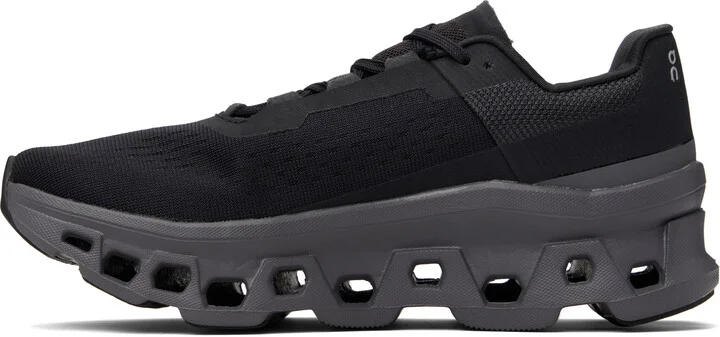 On Black Cloudmonster Sneakers - Image 3