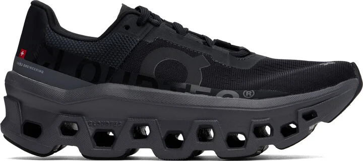 On Black Cloudmonster Sneakers