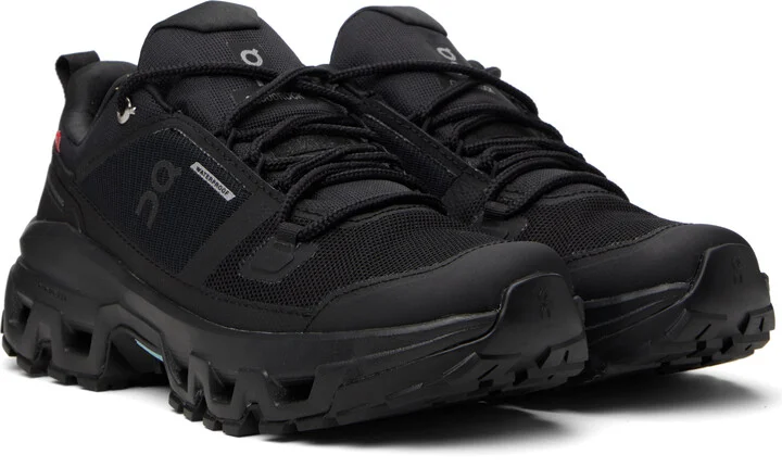 On Black Cloudrock Low WP Sneakers - Image 4