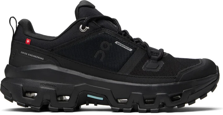 On Black Cloudrock Low WP Sneakers