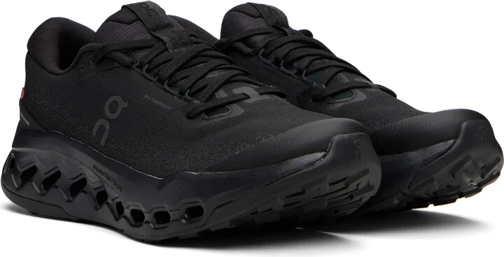 On Black Cloudsurfer Trail 2 Waterproof Sneakers - Image 4