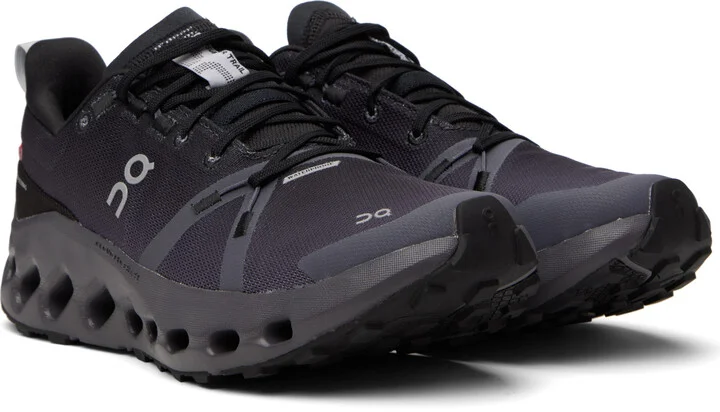 On Black Cloudsurfer Trail Waterproof Sneakers - Image 4
