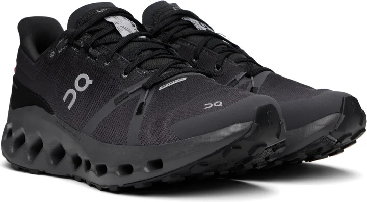 On Black Cloudsurfer Trail Waterproof Sneakers - Image 4