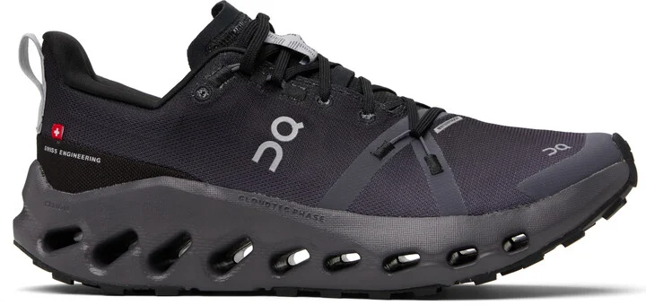 On Black Cloudsurfer Trail Waterproof Sneakers