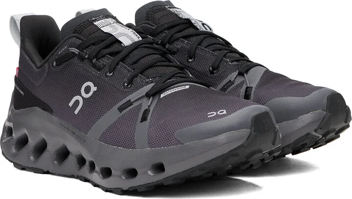 On Black Cloudsurfer Trail WP Sneakers - Image 4