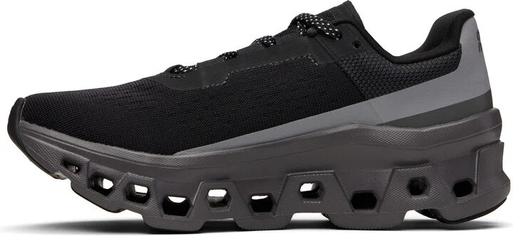 On Black & Grey Cloudmonster Lumos Sneakers - Image 3