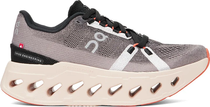 On Black & Pink Cloudeclipse Sneakers