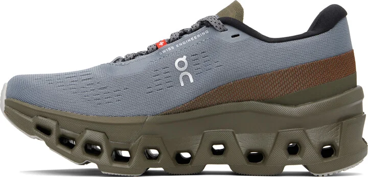 On Blue & Khaki Pleasures Edition Cloudmonster 2 PLS-TL Sneakers - Image 3