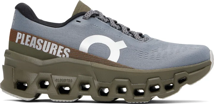 On Blue & Khaki Pleasures Edition Cloudmonster 2 PLS-TL Sneakers