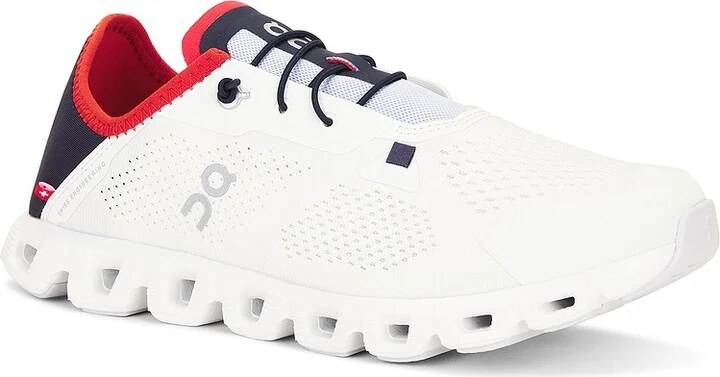 On Cloud 5 Coast Sneaker in Cream - Image 2