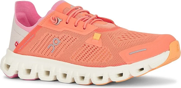 On Cloud 6 Coast Sneaker in Coral - Image 2