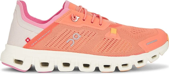 On Cloud 6 Coast Sneaker in Coral