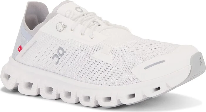 On Cloud 6 Coast Sneaker in White - Image 2