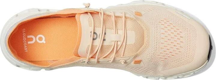 On Cloud 6 Coast Women's Running Shoes Blonde/Mauve : 9 M, Synthetic - Image 2