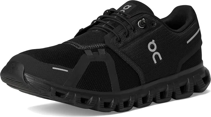 On Cloud 6 Men's Shoes Black/Black : 10 M, Textile - Image 5