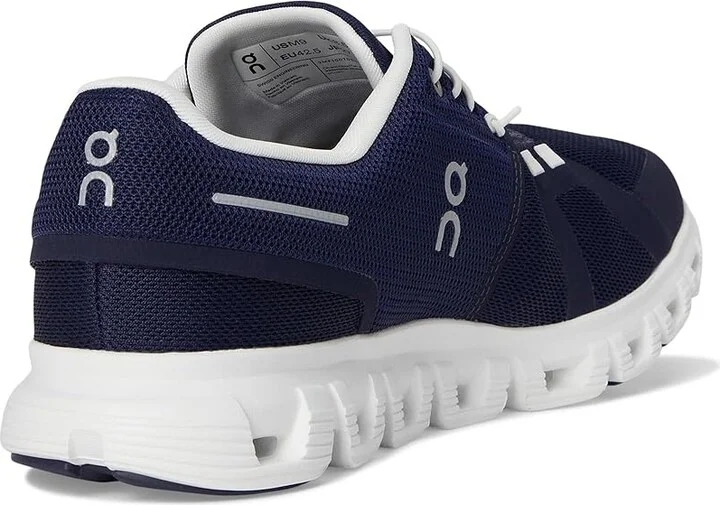 On Cloud 6 Men's Shoes Midnight/White : 7.5 M, Textile - Image 4
