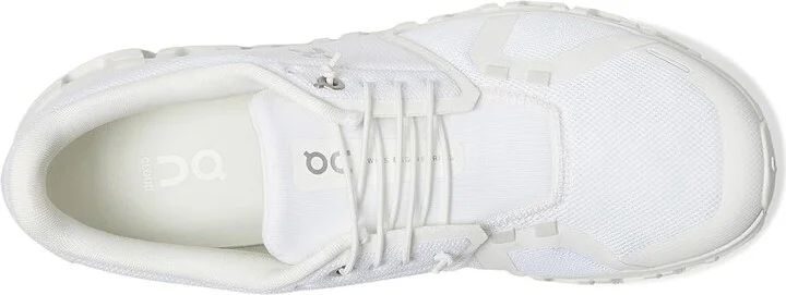 On Cloud 6 Men's Shoes White/White : 9 M, Textile - Image 2