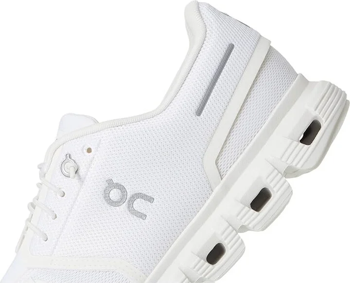 On Cloud 6 Men's Shoes White/White : 9 M, Textile - Image 7