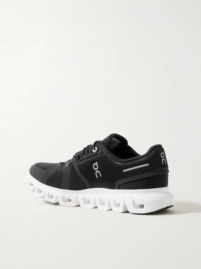 ON - Cloud 6 Mesh Sneakers - Black - Image 3