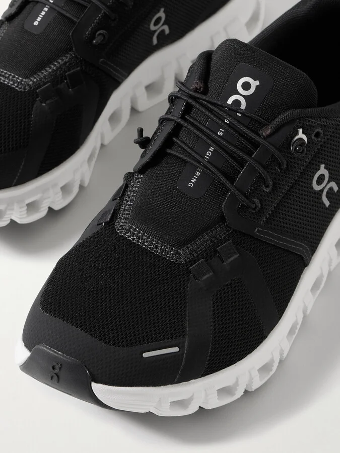 ON - Cloud 6 Mesh Sneakers - Black - Image 4