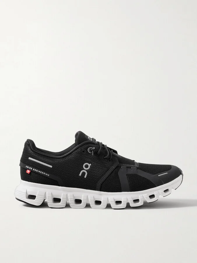 ON - Cloud 6 Mesh Sneakers - Black