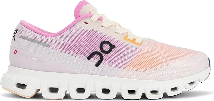 On Cloud 6 Push Sneaker in Tangerine