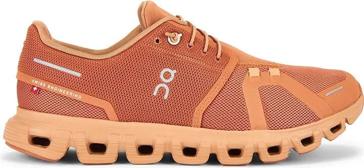 On Cloud 6 Sneakers in Burnt Orange
