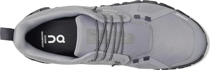 On Cloud 6 Waterproof Men's Shoes Alloy/Wolf : 7 M, Rubber - Image 2