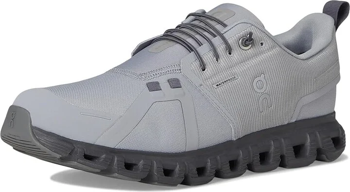 On Cloud 6 Waterproof Men's Shoes Alloy/Wolf : 7 M, Rubber - Image 5