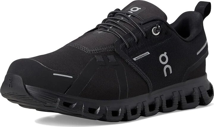 On Cloud 6 Waterproof Men's Shoes Black/Black : 10 M, Rubber - Image 5