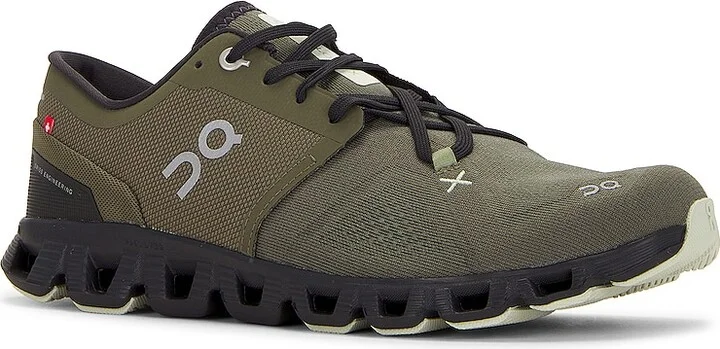 On Cloud X 3 in Olive - Image 2