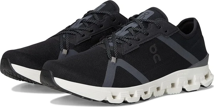 On Cloud X 4 AD Men's Walking Shoes Black/Asphalt : 9 M, Rubber