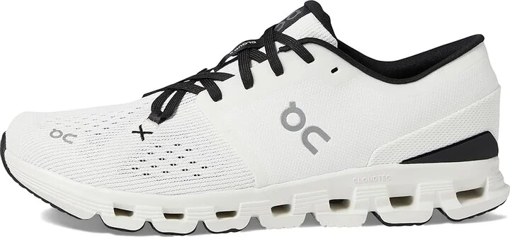 On Cloud X 4 Men's Shoes Ivory/Black : 12 M, Textile - Image 5