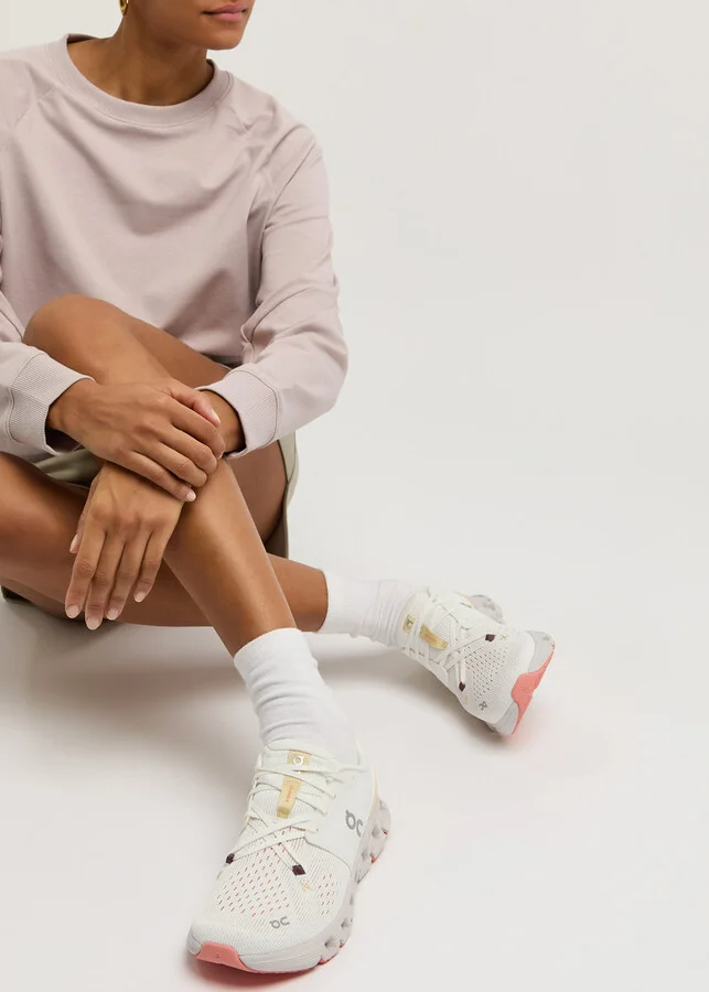 ON Cloud X 4 Panelled Mesh-knit Sneakers - Image 5