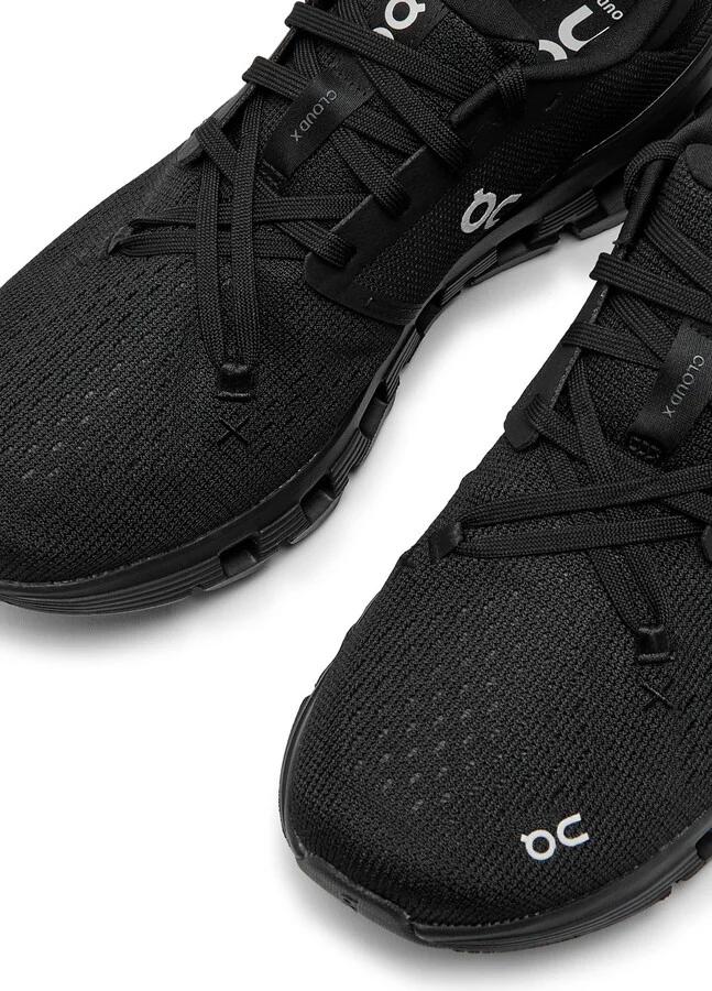 ON Cloud X 4 Panelled Mesh-knit Sneakers - Image 3