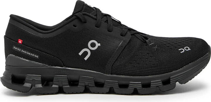 ON Cloud X 4 Panelled Mesh-knit Sneakers