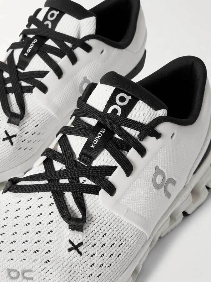 ON - Cloud X 4 Recycled-mesh Sneakers - White - Image 4