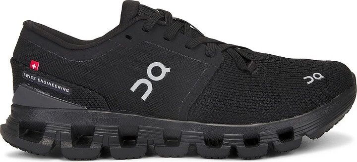On Cloud X 4 Sneaker in Black