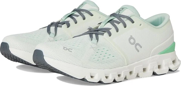 On Cloud X 4 Women's Shoes Aloe/Honeydew : 8.5 M, Synthetic