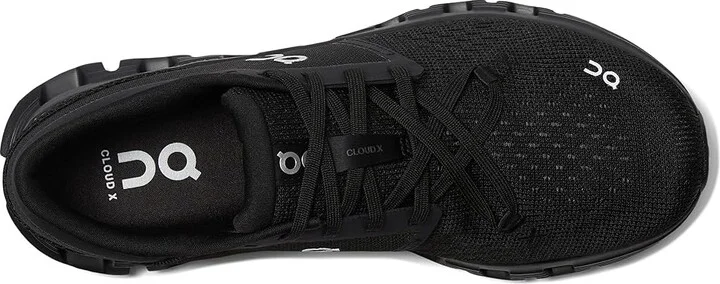 On Cloud X 4 Women's Shoes Black/Eclipse : 8 M, Synthetic - Image 2