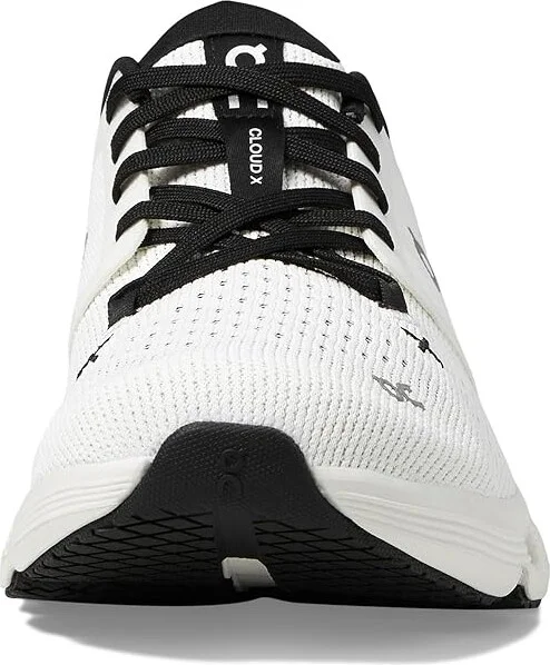 On Cloud X 4 Women's Shoes Ivory/Black : 9 M, Synthetic - Image 3