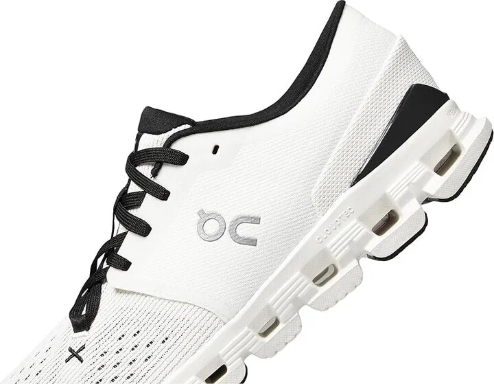 On Cloud X 4 Women's Shoes Ivory/Black : 9 M, Synthetic - Image 4