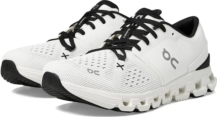 On Cloud X 4 Women's Shoes Ivory/Black : 9 M, Synthetic