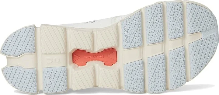 On Cloud X 4 Women's Shoes Ivory/Salmon : 5.5 M, Synthetic - Image 3