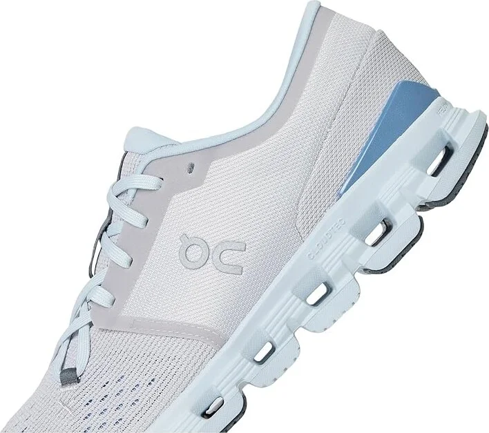 On Cloud X 4 Women's Shoes Silver/Chambray : 5 M, Synthetic - Image 7