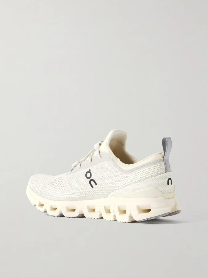 ON - Cloud X Z5 Rubber-trimmed Mesh Sneakers - Cream - Image 3