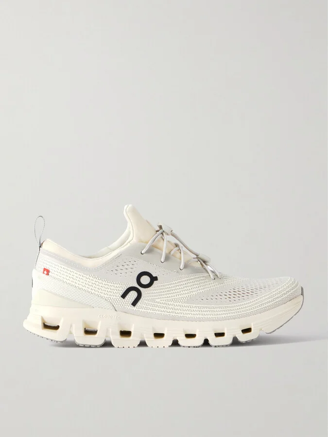 ON - Cloud X Z5 Rubber-trimmed Mesh Sneakers - Cream