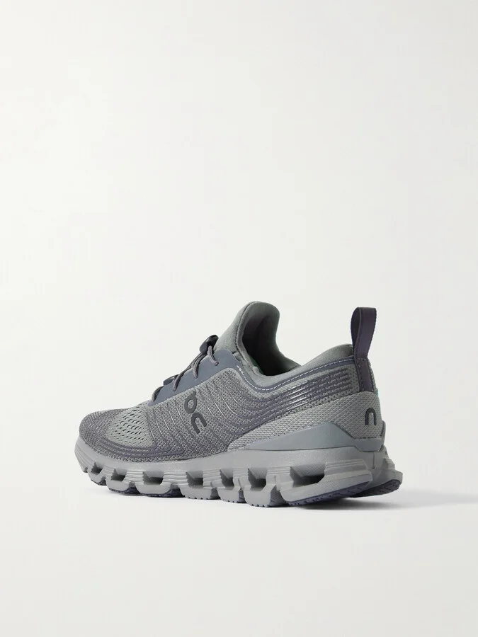ON - Cloud X Z5 Rubber-trimmed Mesh Sneakers - Gray - Image 3